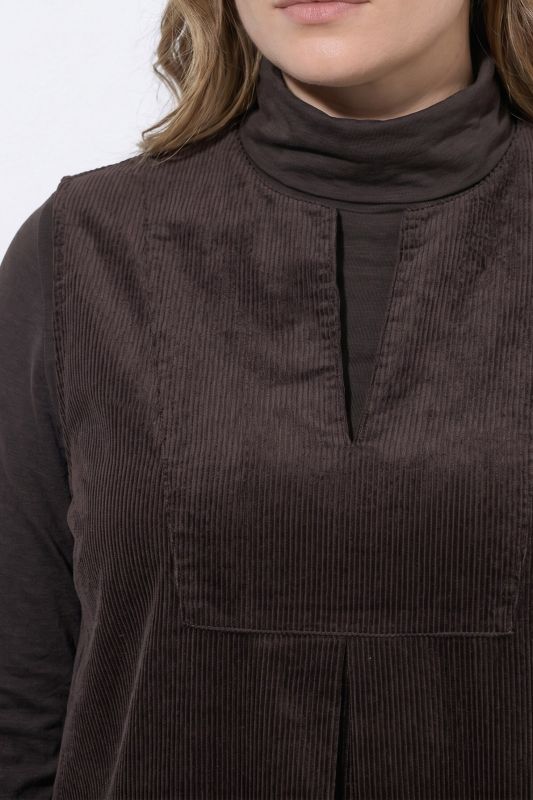 Eco Cotton Sleeveless Corduroy Dress