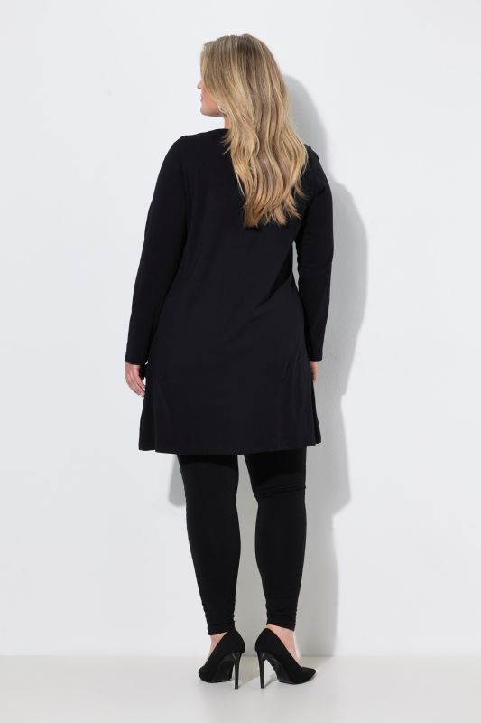 Empire A-Line Knit Pocket Tunic