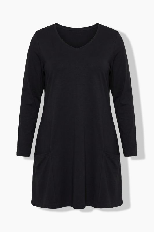 Empire A-Line Knit Pocket Tunic