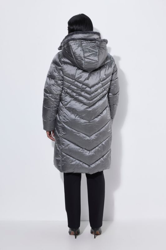 HYPRAR Metallic Quilted Coat