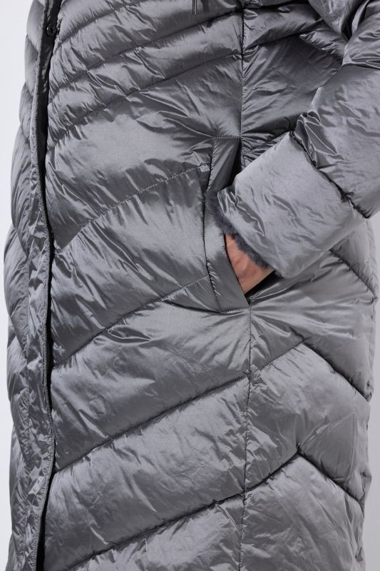 HYPRAR Metallic Quilted Coat