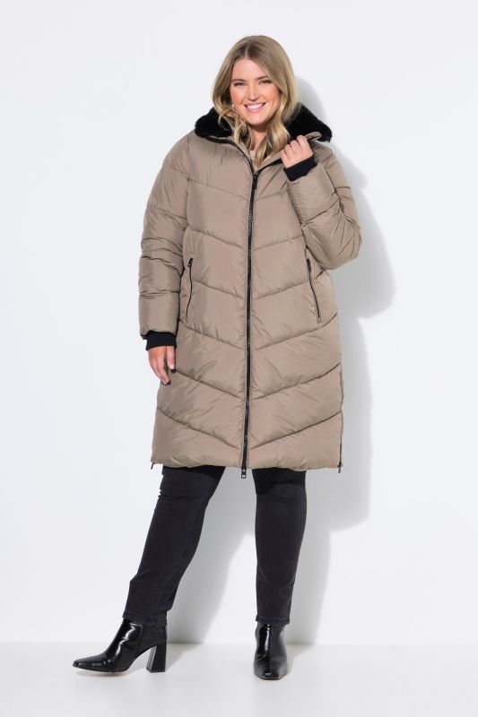 Chevron Quilted HYPRAR Waterproof Coat