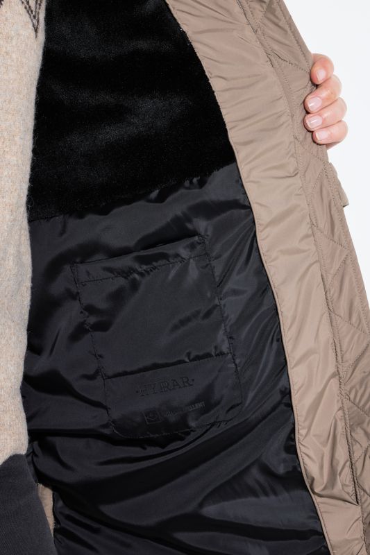 Chevron Quilted HYPRAR Waterproof Coat