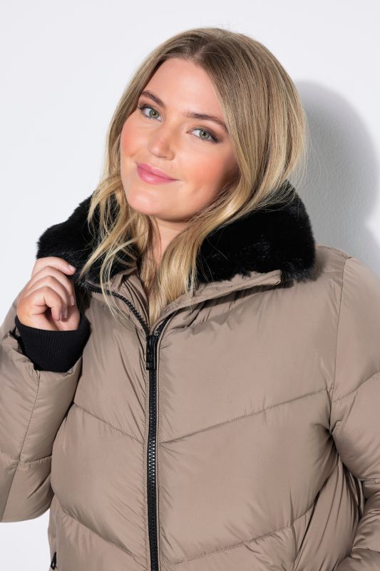 Chevron Quilted HYPRAR Waterproof Coat
