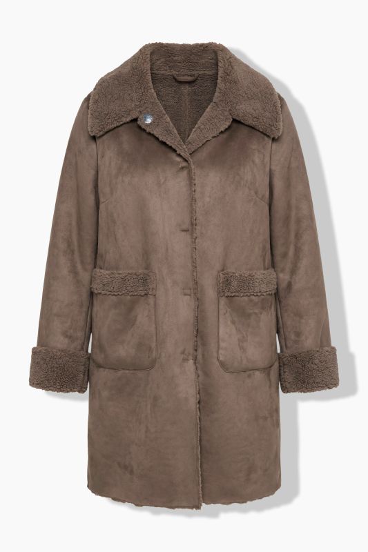 Reversible Teddy Fleece Coat