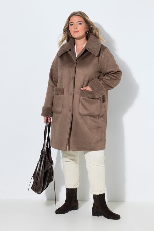 Reversible Teddy Fleece Coat
