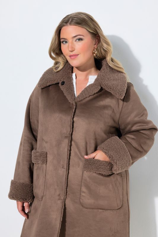 Reversible Teddy Fleece Coat