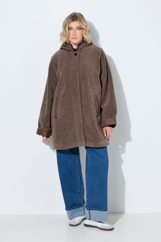 Plush Teddy Fleece Oversized Jacket