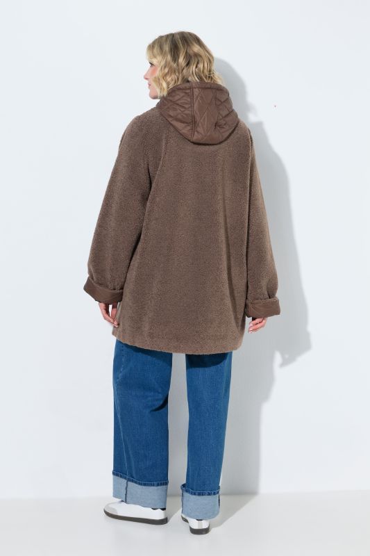Plush Teddy Fleece Oversized Jacket