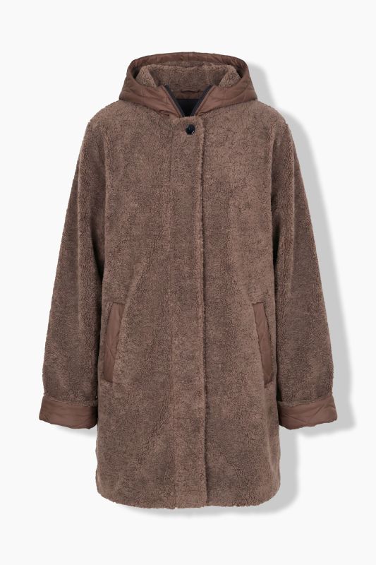 Plush Teddy Fleece Oversized Jacket
