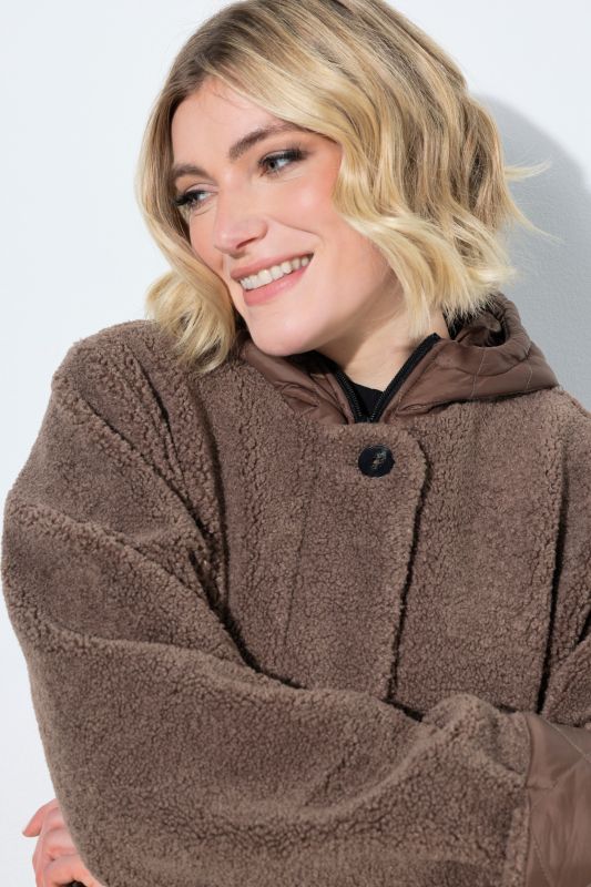 Plush Teddy Fleece Oversized Jacket
