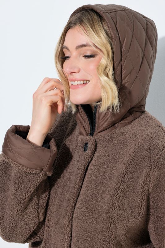 Plush Teddy Fleece Oversized Jacket