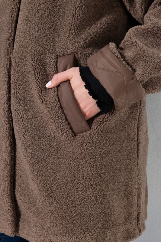 Plush Teddy Fleece Oversized Jacket