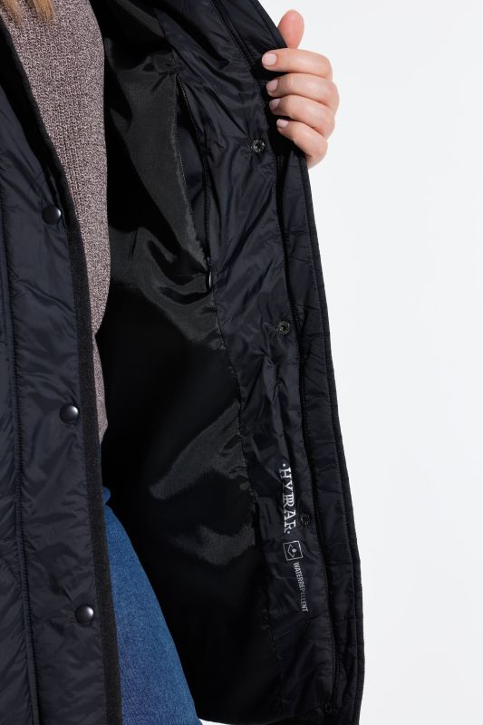 Geometric Quilted Longline Jacket