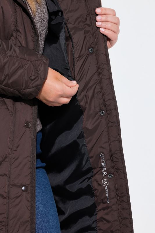 Geometric Quilted Longline Jacket