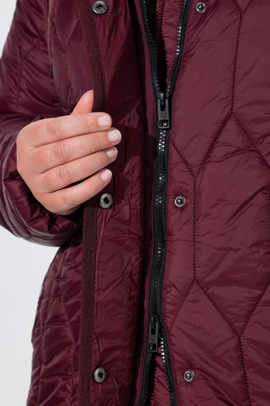 Geometric Quilted Longline Jacket