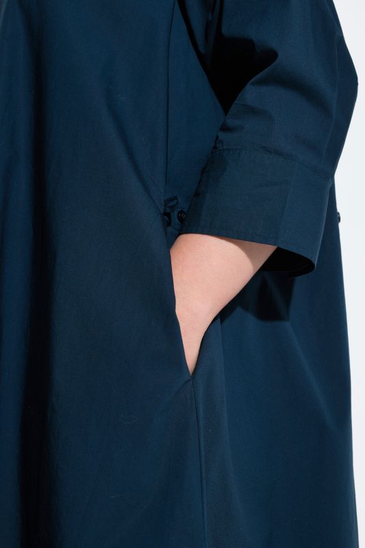 3/4 Sleeve Lyocell Shirt Dress