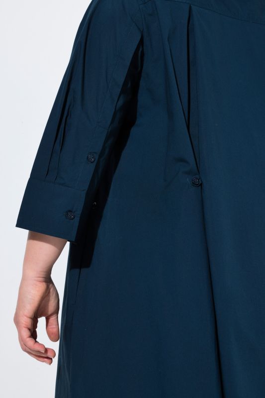 3/4 Sleeve Lyocell Shirt Dress