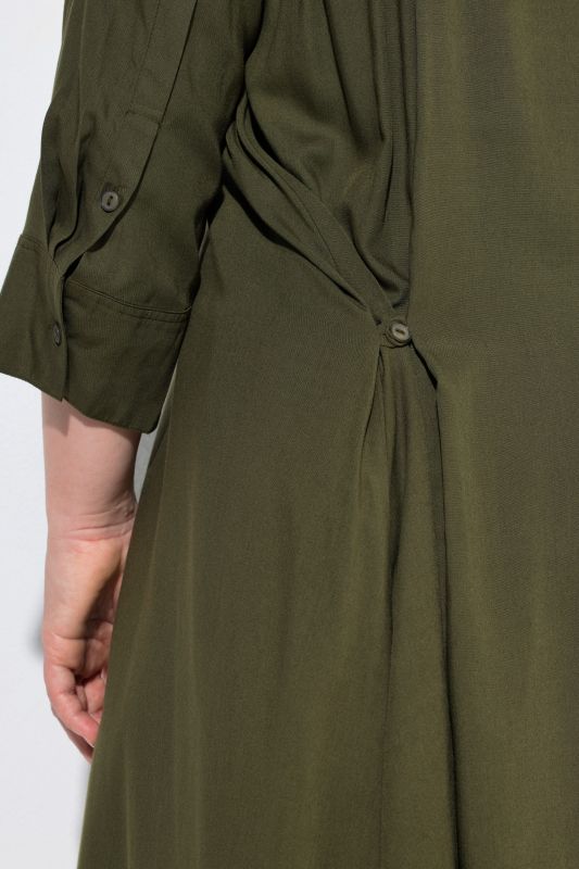 3/4 Sleeve Lyocell Shirt Dress