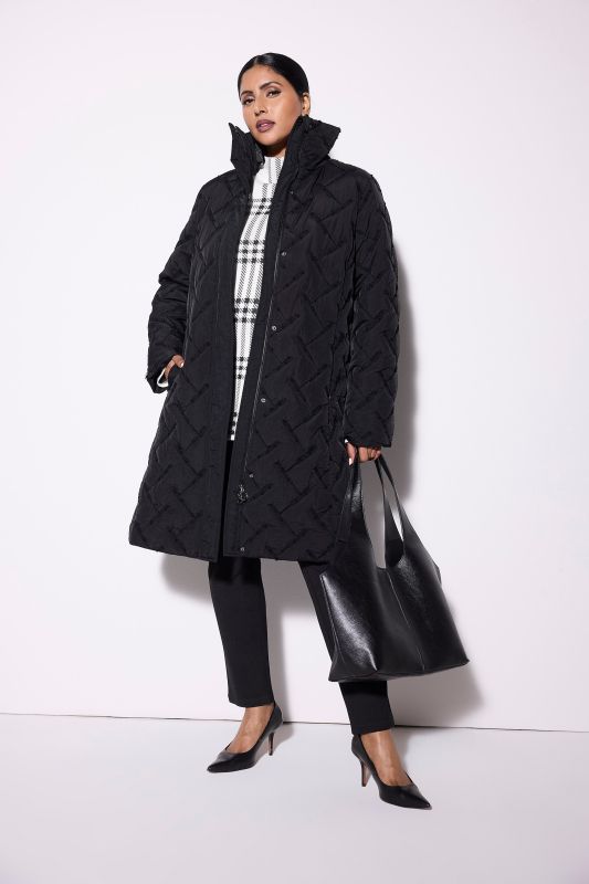 Sparkling Plaid Turtleneck Sweater