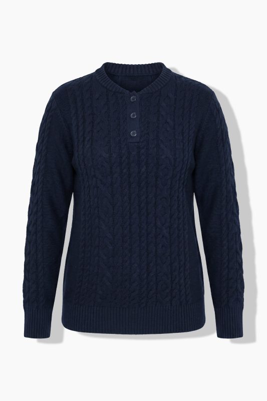 Long Sleeve Cable Knit Sweater
