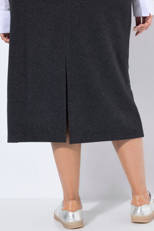 Elastic Waist Stretch Fit Pencil Skirt