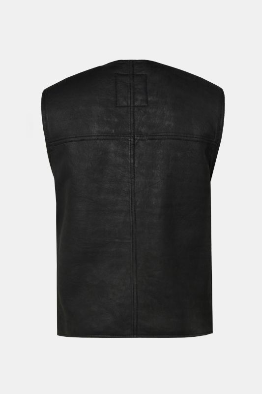 Leather waistcoat