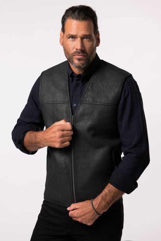 Leather waistcoat