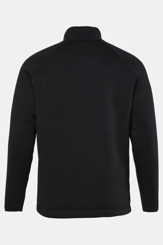 Knit fleece jacket