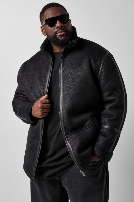 STHUGE leather-look jacket