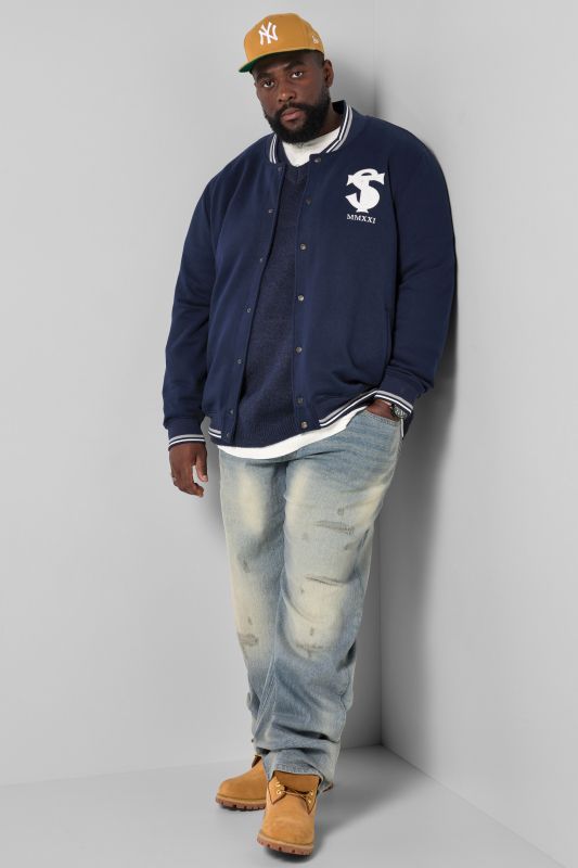 STHUGE varsity-style jacket