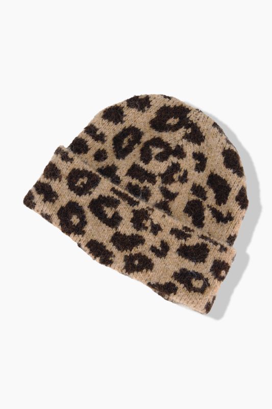 Leopard Print Beanie