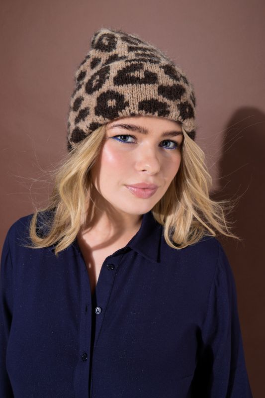 Leopard Print Beanie