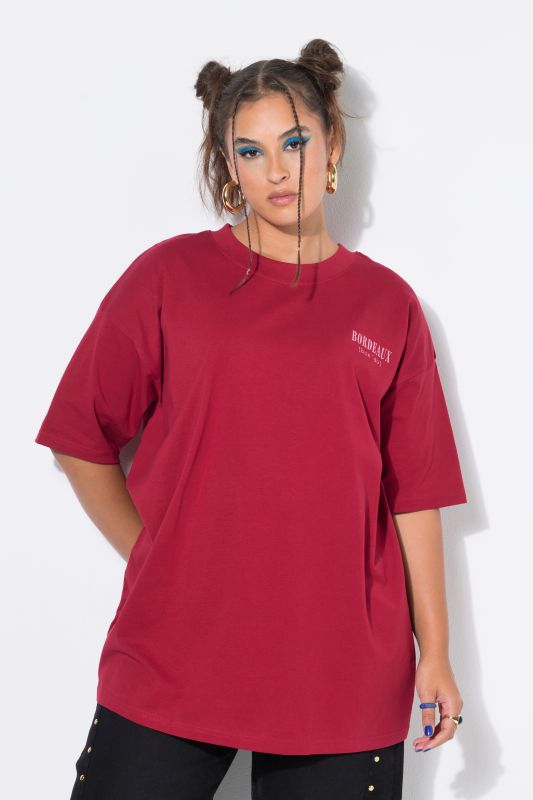 Bordeaux Oversized Graphic Tee