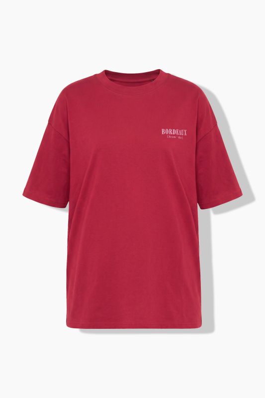 Bordeaux Oversized Graphic Tee