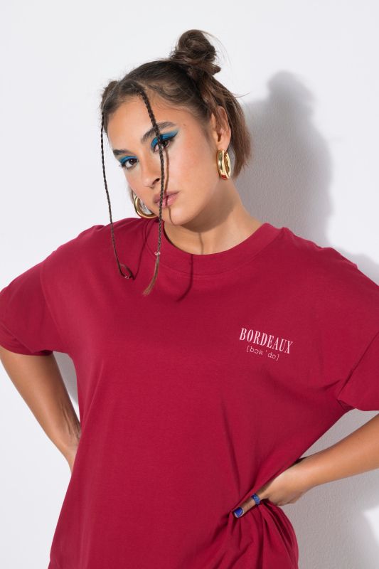 Bordeaux Oversized Graphic Tee