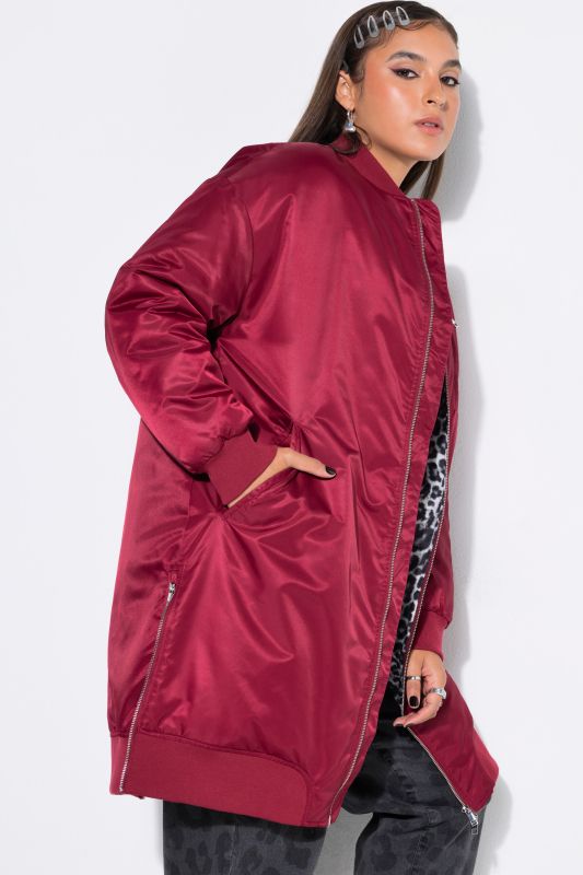 Longline Bomber Coat