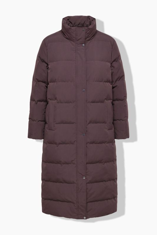 Longline Quilted A-Line Coat
