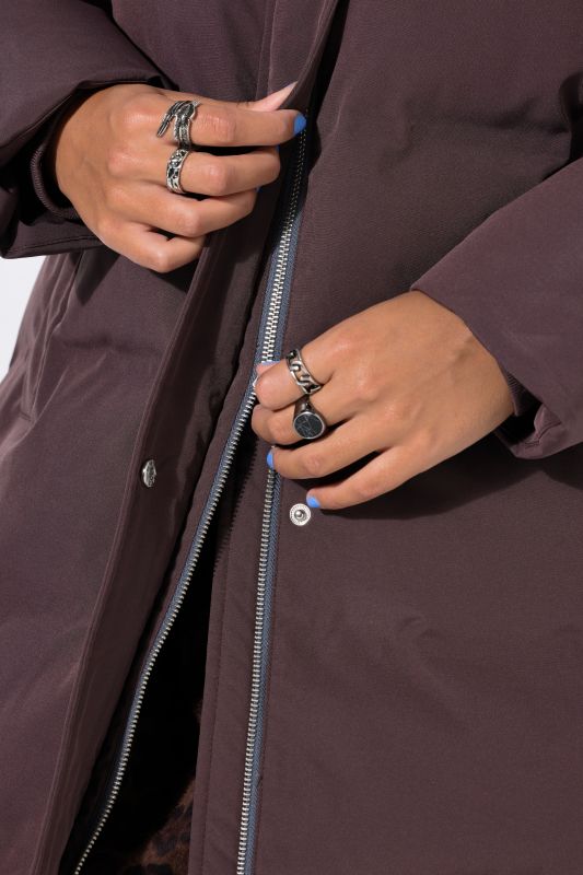 Longline Quilted A-Line Coat