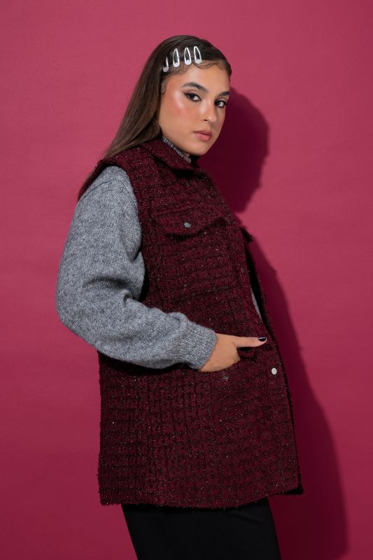 Longline Bouclé Vest