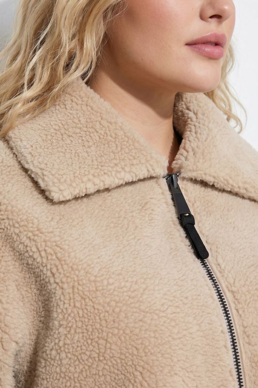 Reversible Faux Suede/Teddy Fleece Jacket