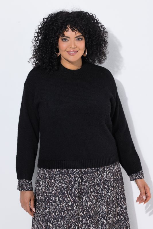Ribbed Knit Long Sleeve Sweater