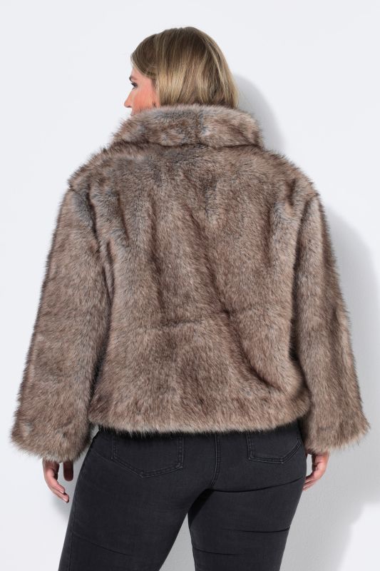 Fluffy Oversized Faux Fur Jacket