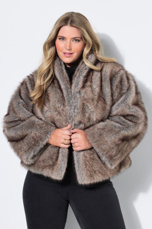 Fluffy Oversized Faux Fur Jacket