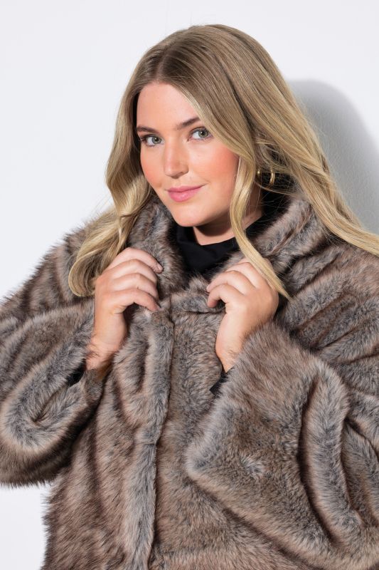 Fluffy Oversized Faux Fur Jacket
