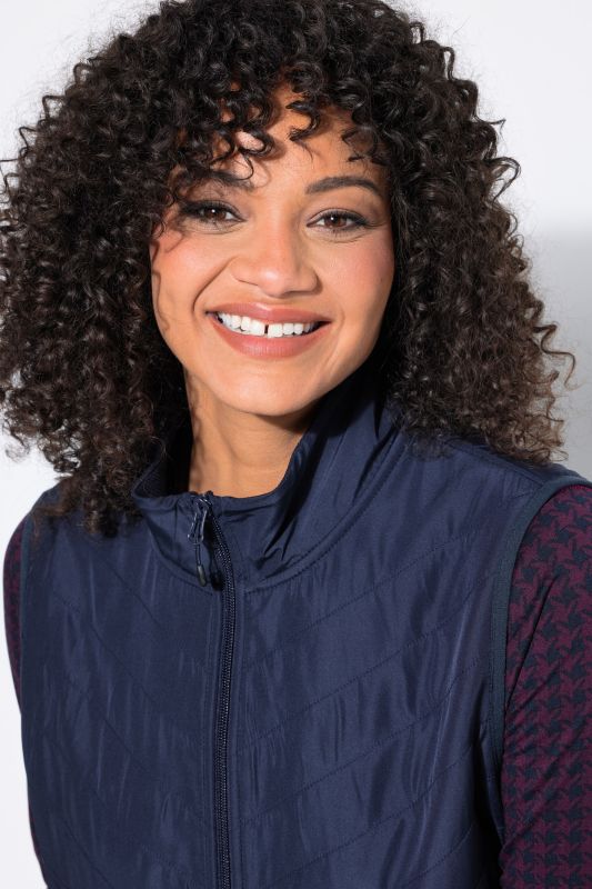 Quilted Fleece Hybrid Vest