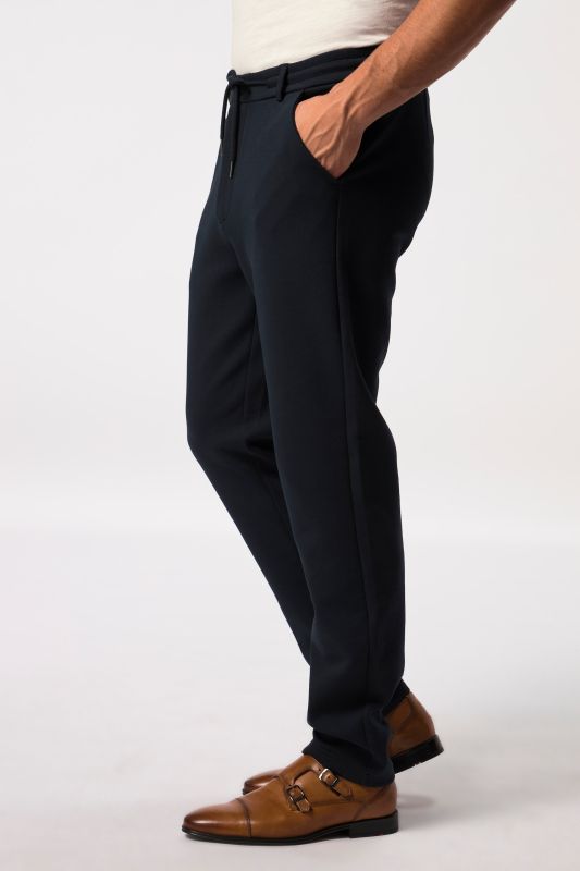 Jersey trousers, slip on style, chino, FLEXNAMIC®, business, mix-and-match NEW YORK, up to 8 XL