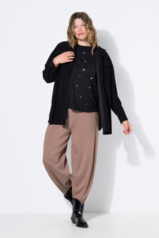 Corduroy Long Sleeve Button-Down Blouse