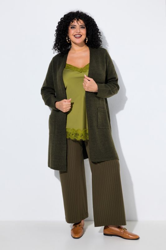 Oversized Open Shape Long Sleeve Cardigan