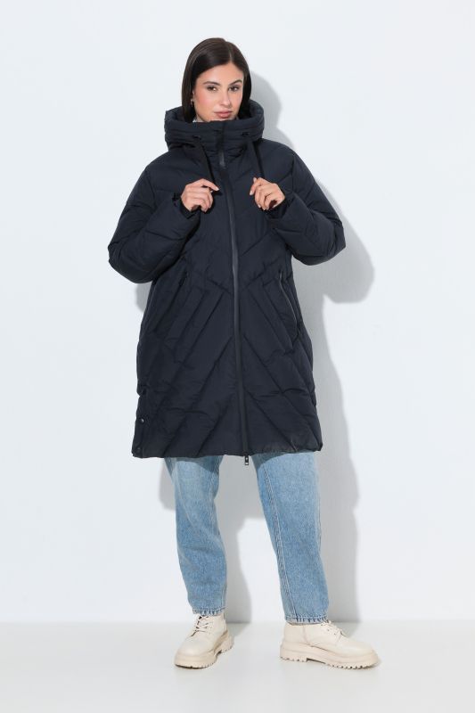 HYPRAR Chevron Quilted Long Parka